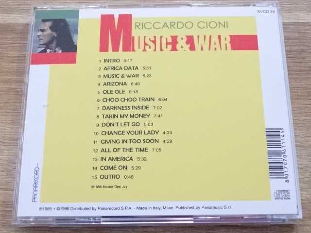 Riccardo Cioni - Music & War (CD) 1986 Italo disco
