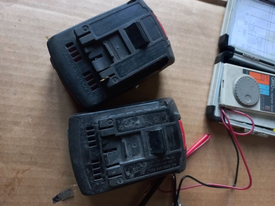 Baterias Wurth e Bosch 18V 4Ah e 5Ah