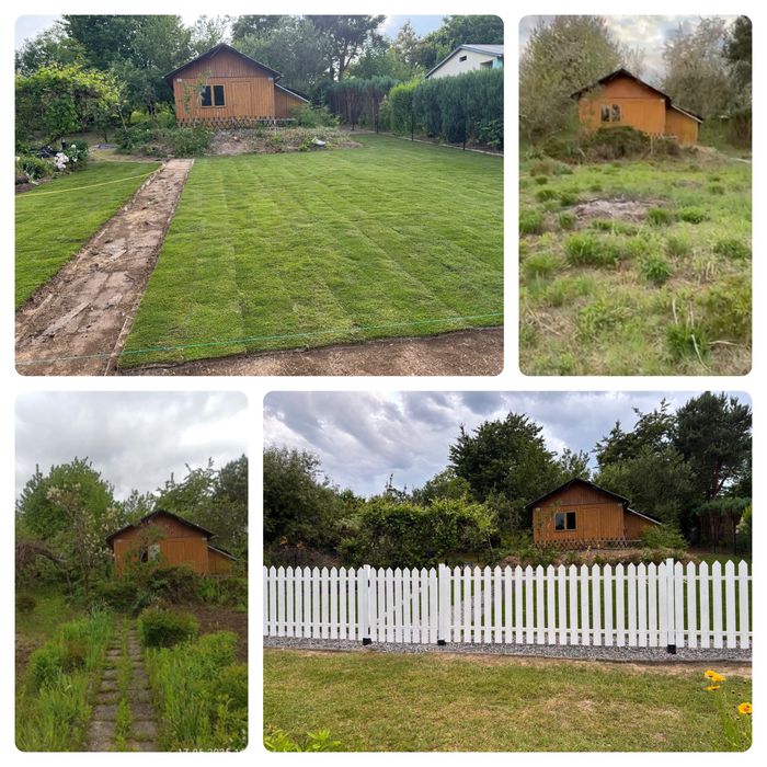 odsnieżanie dachów, usuwanie sopli  Wycinka i pielęgnacja•