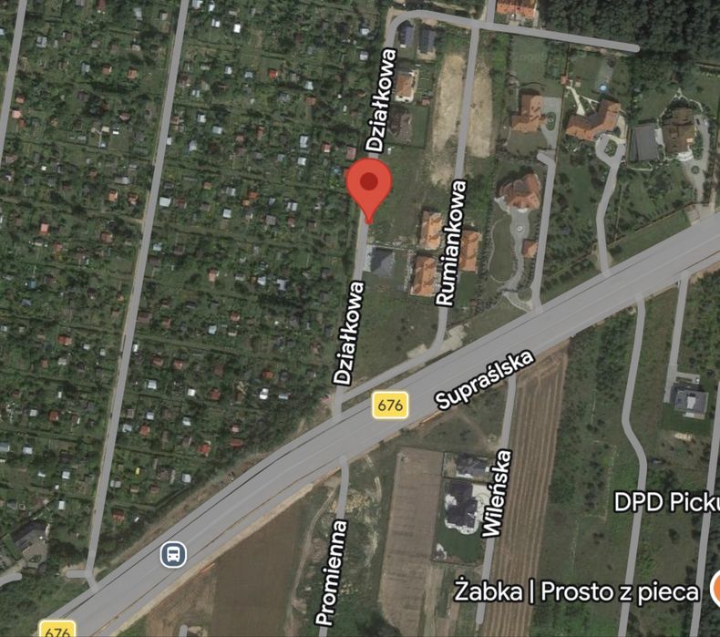 Działka w Nowodworcach 1820m2