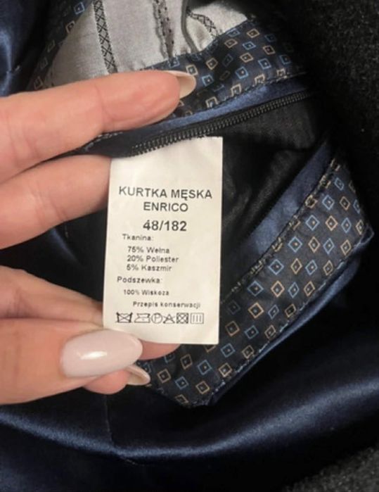Płaszcz męski elegancki