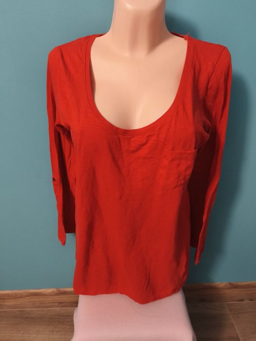 Lekka bluzka z długimi rękawami