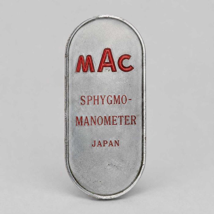 Esfigmomanómetro MAC vintage de coluna de mercúrio – Japão, com Estojo