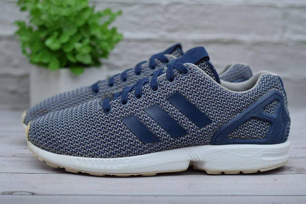 42 розмір. Сині чоловічі кросівки Adidas ZX Flux, адідас. Оригінал.