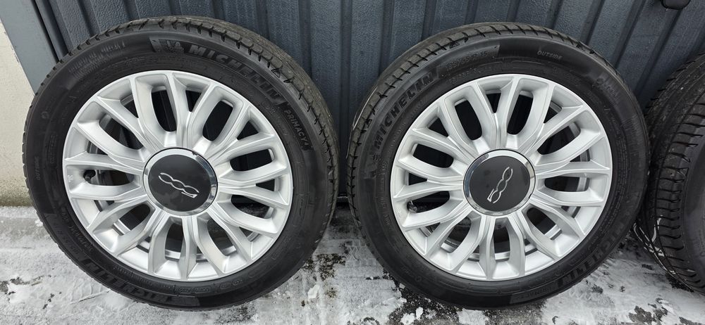 Koła Felgi Aluminiowe FIAT 500 Michelin 185/55/15 24r 6m ET35 4x98NOWE