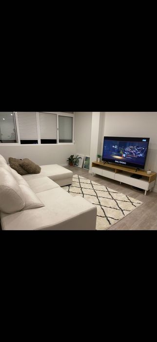 Móvel TV branco/carvalho