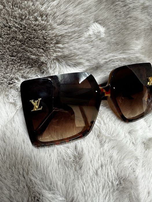 Okilary brazowe Louis Vuitton