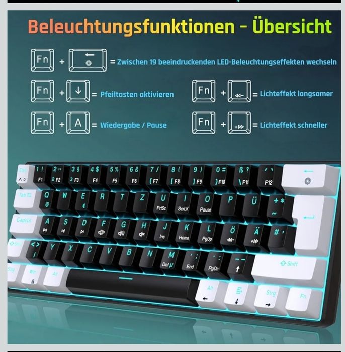 Teclado gaming novo em caixa (nunca usado)