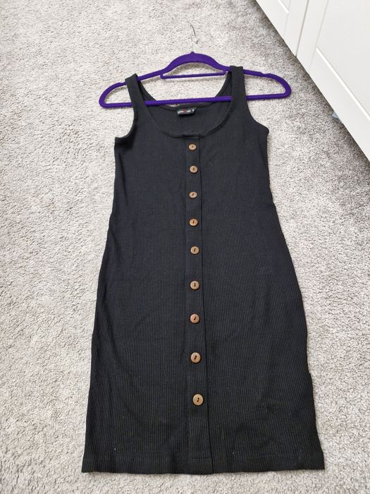 Czarna mini sukienka diverse S