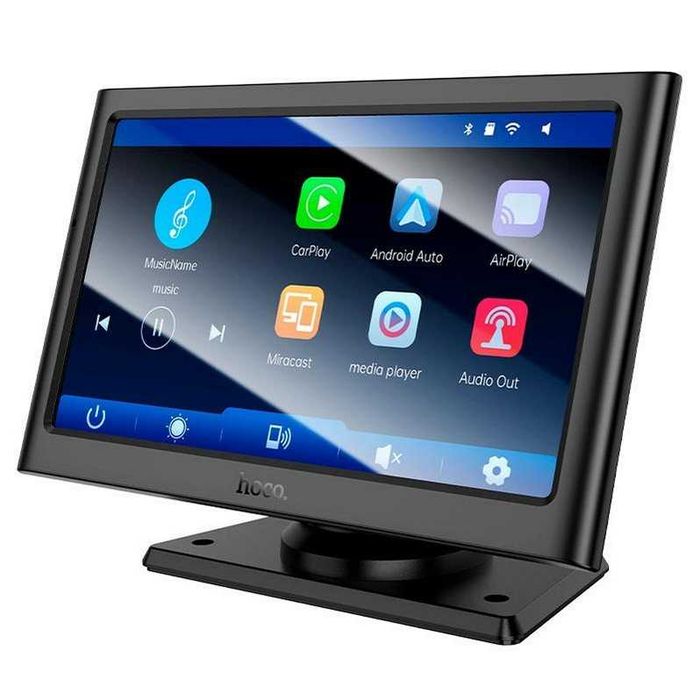 Монитор в авто HOCO HU2 7" CarPlay / Android Auto дублирование экрана
