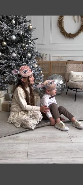 Маска котика зайчика лисички лебедя оленя бембі мишки вовка ведмедя