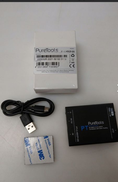 Puretools pt-c-hdcp конвертер hdmi екстрактор