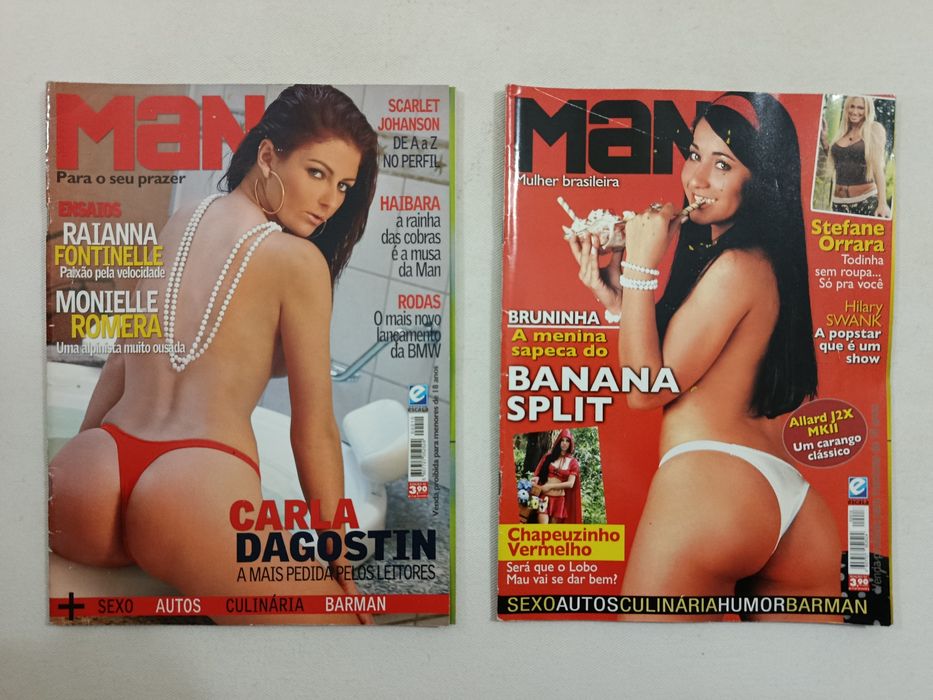 11 revistas MAN, mulher brasileira ( Eróticas )