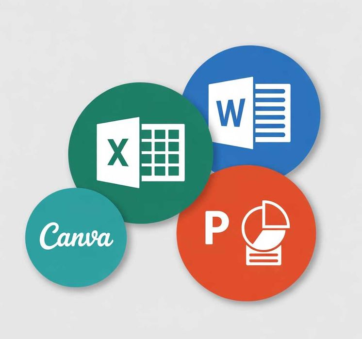 Excel, Word, PowerPoint, Canva – ogarniam wszystko za Ciebie!
