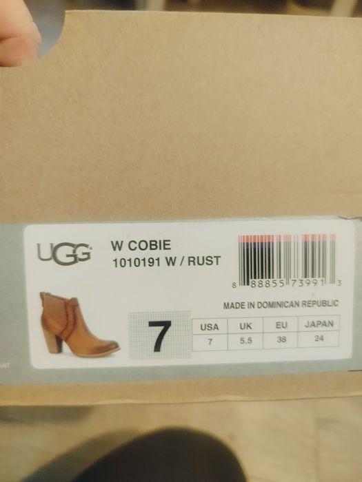 Botki Ugg na słupku, nowe bez metki, raz ubrane
