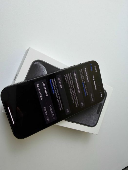 Iphone 15 PRO 128GB black czarny