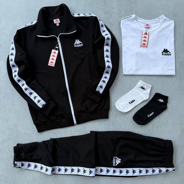 Чоловічий спортивний костюм каппа Kappa [3в1] [S,M,L,XL,XXL] + шкарпетки в подарунок!