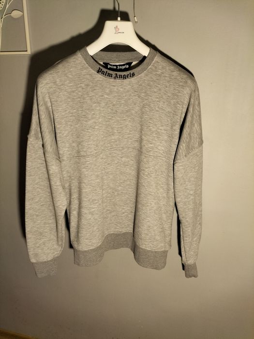 Modna bluza crewneck Palm Angels. Rozmiar S. Drill y2k streetwear