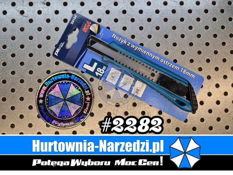 Nóż do tapet 18mm Nożyk tapetowy 18mm z ostrzem łamanym