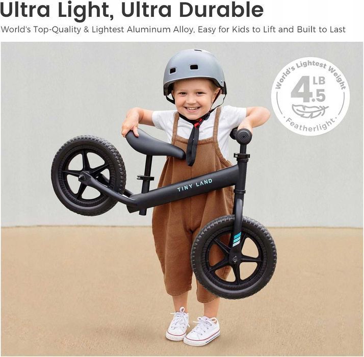 Tiny Land Rowerek biegowy dla dzieci od 2 lat,rama ze stopu aluminium