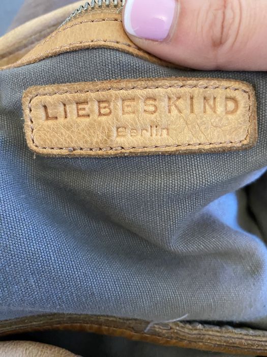 Роскошная сумка Liebeskind Berlin винтаж Германия 80-90гг кожа