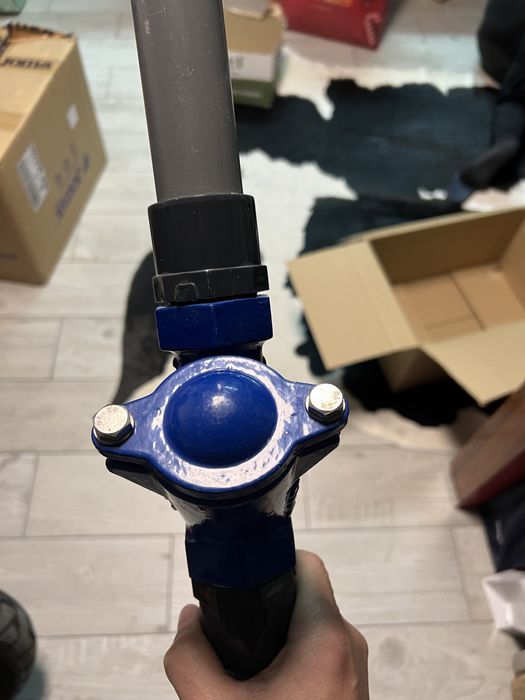 Valvula de bola para esgoto de aguas