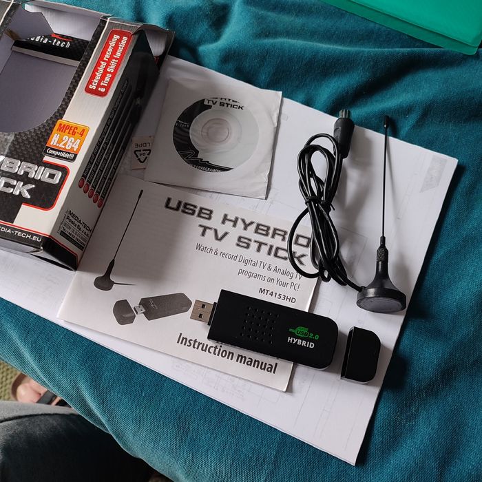 Dekoder do naziemnej telewizji cyfrowej na USB d-vbt