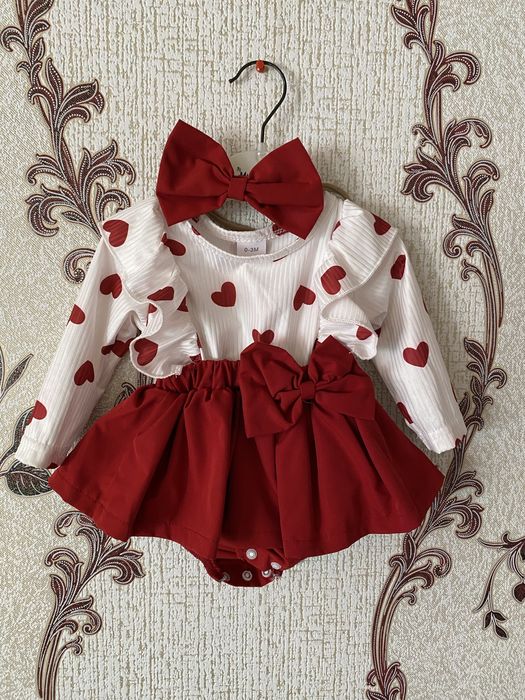 Дитяче платтячко з сердечками