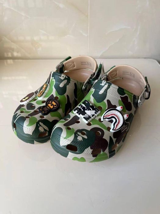 ‼️РОЗПРОДАЖ‼️ Крокси Crocs x Bape