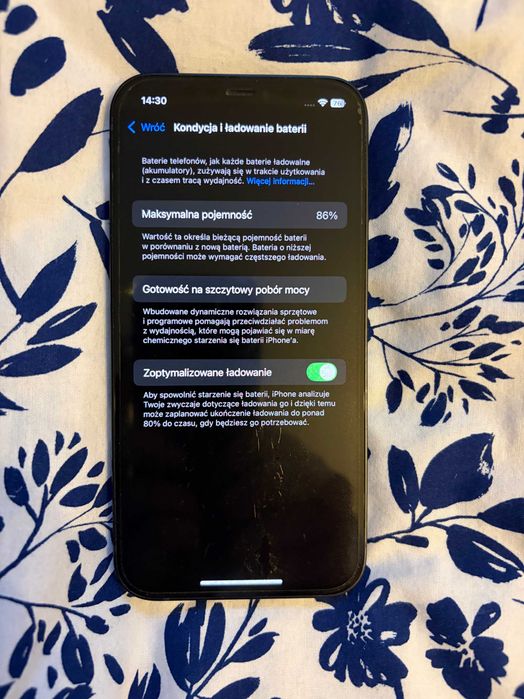 iPhone 12 128GB + akcesoria bateria 86% bez iCloud *OKAZJA*