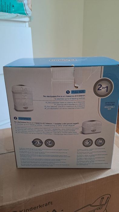 Esterilizador chicco 2 em 1
