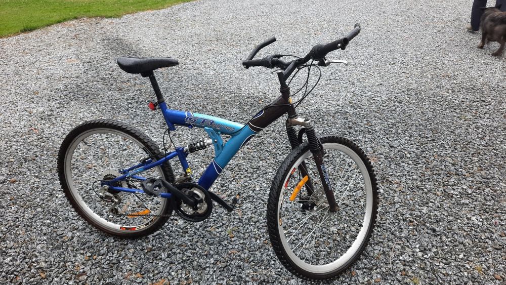 Rower górski na amortyzatorach