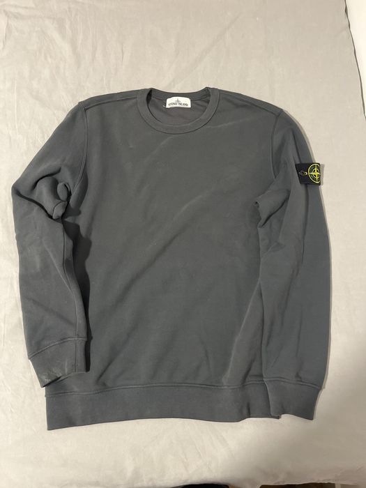 camisola Stone Island cinzenta escura tamanho L