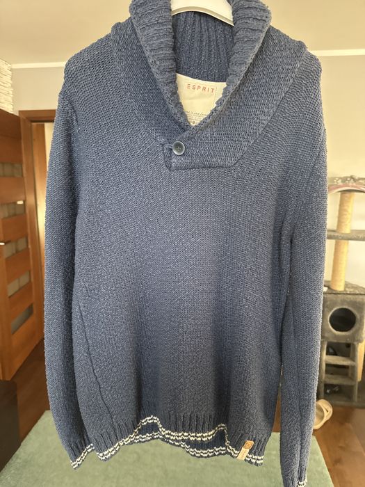 Sweter Esprit M niebieski