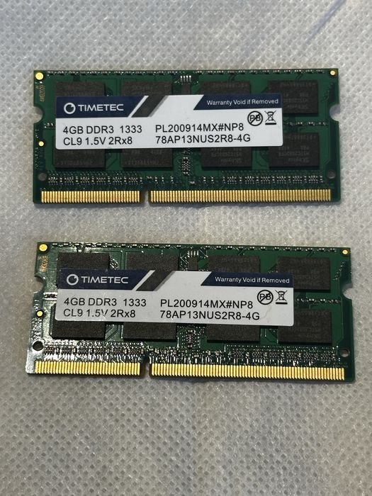 Memórias SODIMM DDR3
