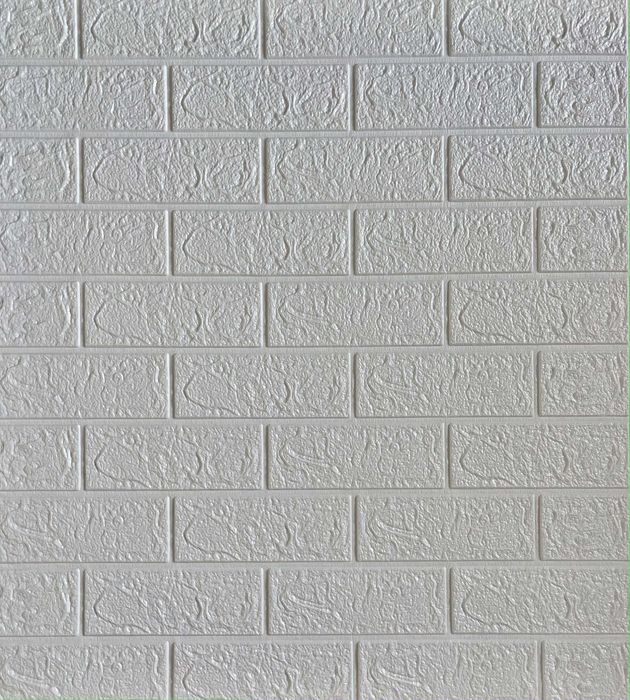 Самоклеючі 3д панелі Біла Цегла ПВХ-HF, Самоклеющиеся Панели 3d Кирпич