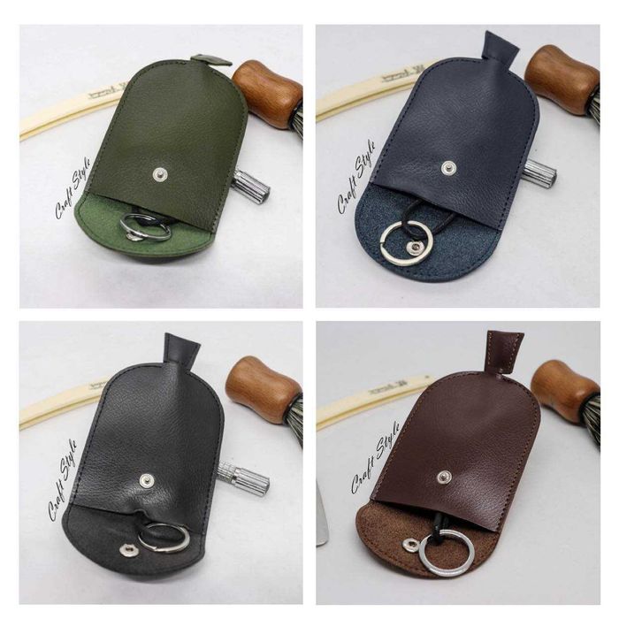 Chaveiro em Couro Clássico/Vintage (4 Cores) Nº2| NOVOS