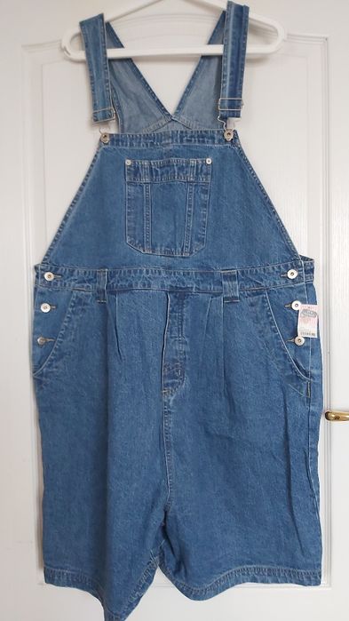 Dzinsowe ogrodniczki ciążowe  z USA L