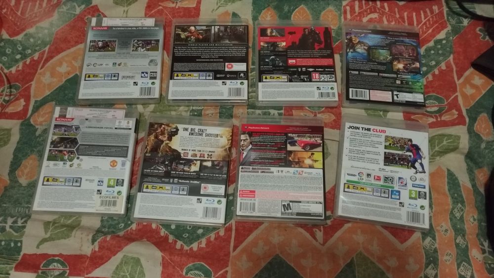 Conjunto jogos PlayStation 3