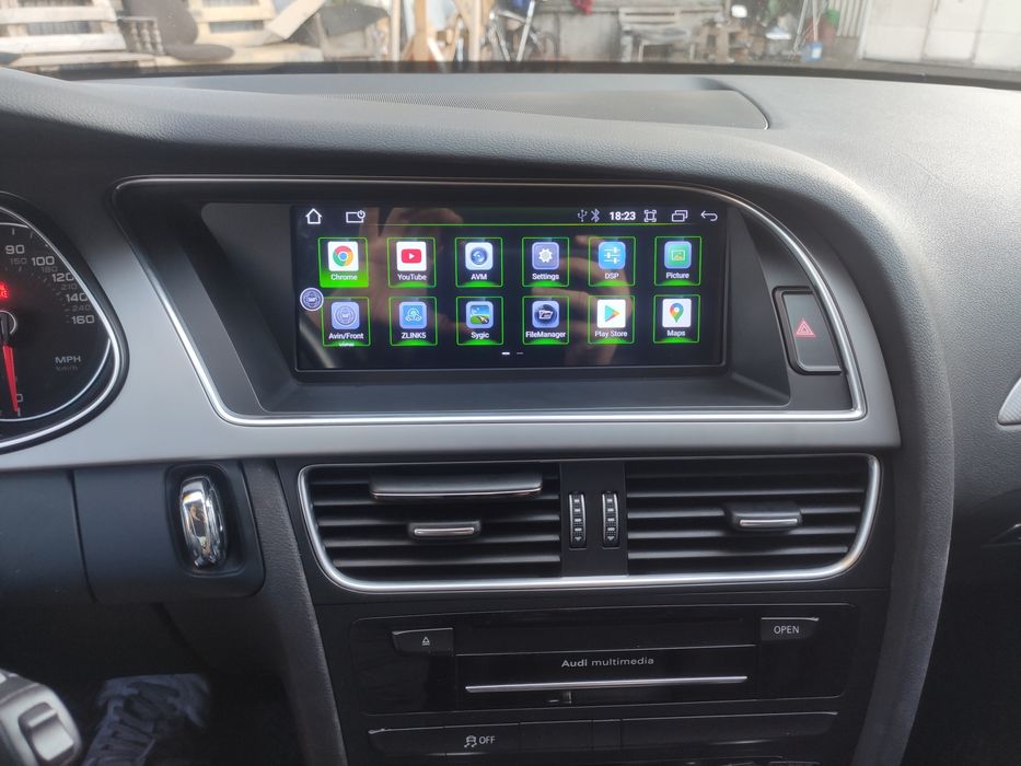 Штатная автомагнитола для Audi A4 8/64GB круговой 360°