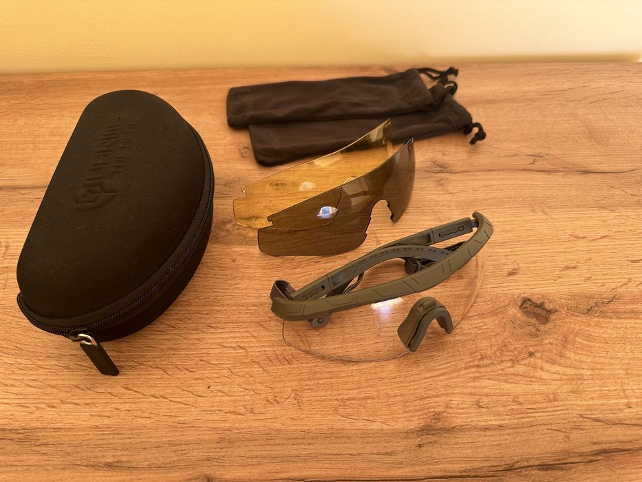 Окуляри захисні балістичні TREVIX, в зеленому кольорі