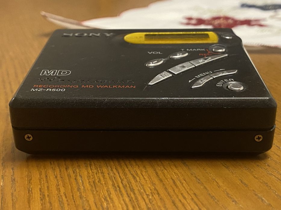Sony MiniDisc MZ-R500 + nośnik Maxell XL II 74 Gniezno • OLX.pl