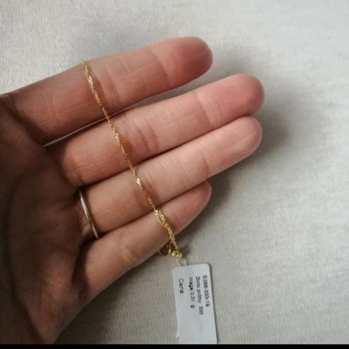 Złota bransoletka 333