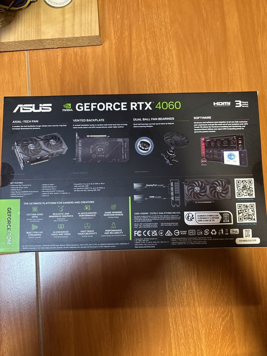 PC Gaming RTX 4060 + Ryzen 5 5500 + 16GB RAM + Monitor 180Hz
