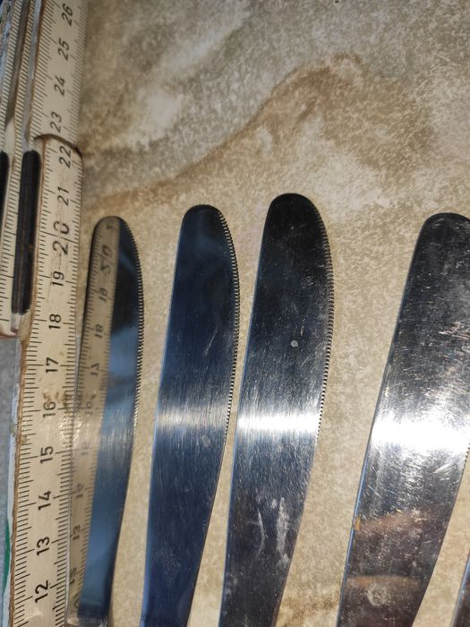 Noże Gerlach sygnowane ciężkie PRL