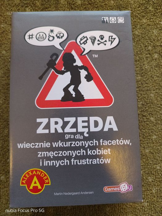 Gra rodzinna  * ZRZĘDA * gra planszowa