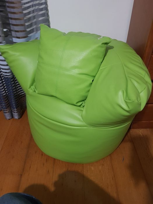 Vendo puf verde em napele OFERTA de almofada