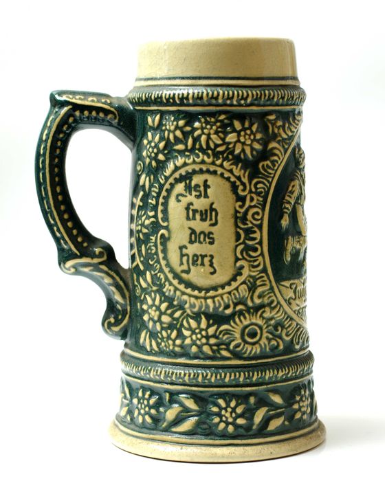Sprzedam stary ceramiczny kufel do piwa