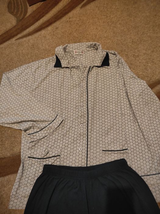 Męska piżama z długim rękawem