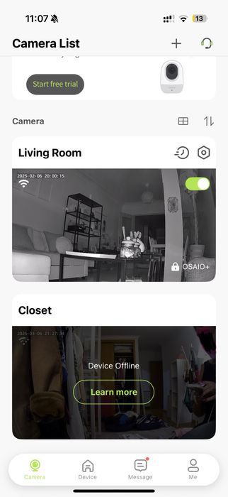 Camera de vigilancia OSAIO